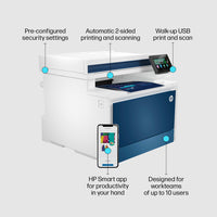 HP Color LaserJet Pro 4302dw Wireless Color printer with Fax