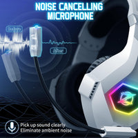 Wired Gaming Headset - White