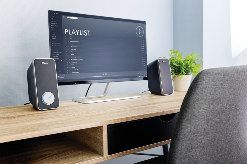 Trust Arys Speakers for Computer and Laptop, 28W, USB Powered, Black