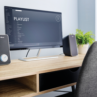 Trust Arys Speakers for Computer and Laptop, 28W, USB Powered, Black