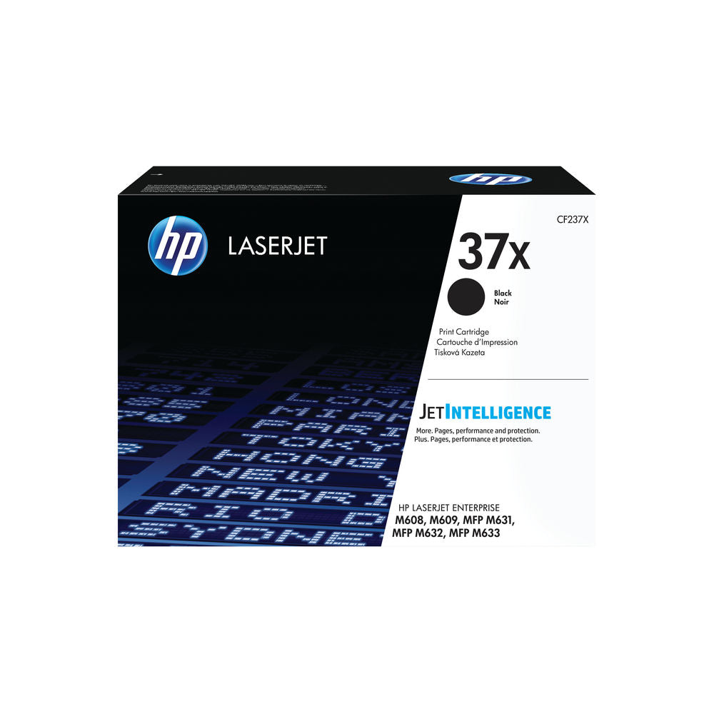 HP 37X HY BLACK TONER CARTRIDGE