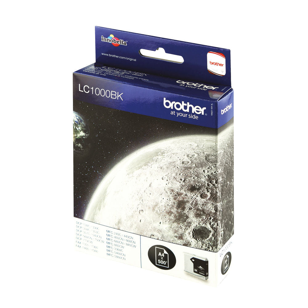 BROTHER LC1000 BK INKJET CART BLACK