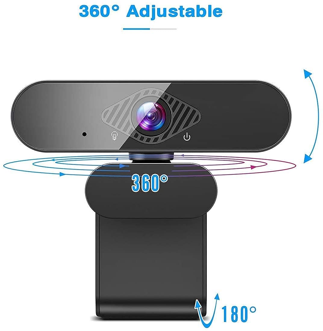 USB Webcam with Built-in Microphone