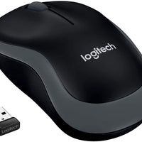 Logitech m185 Wreless USB Mouse, 3-Buttons, Black