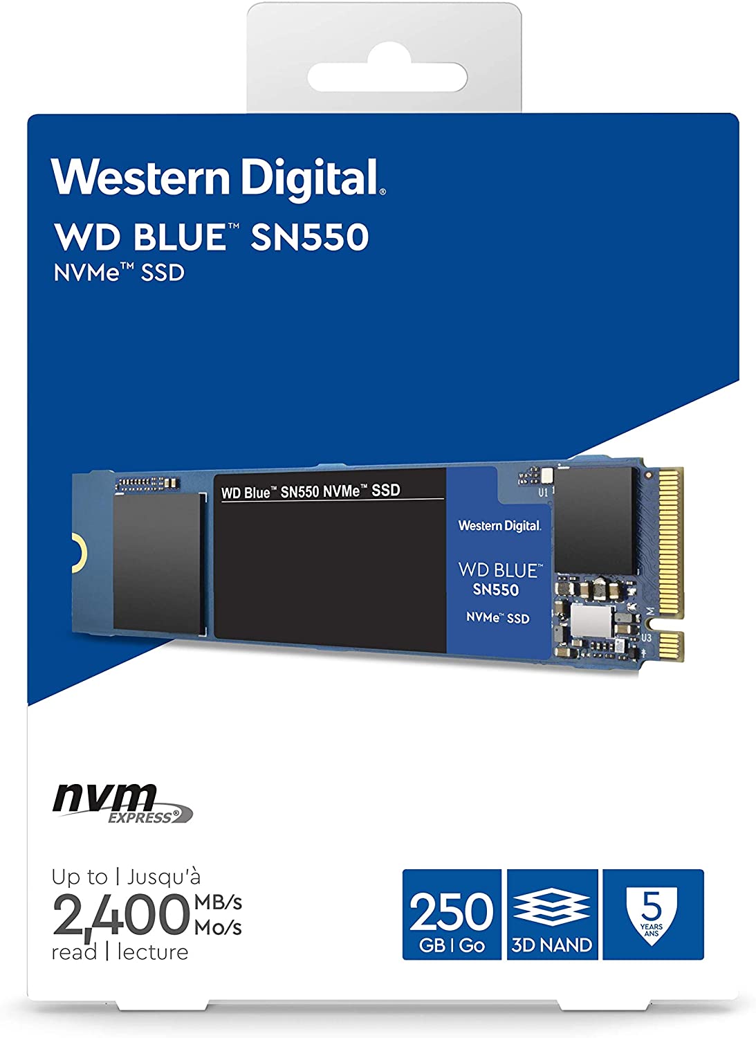 Western Digital 250GB NVME Solid State Drive (NVME)
