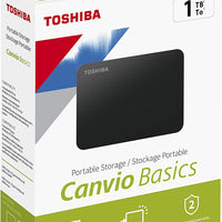 Toshiba Canvio Basics 1TB External Hard Drive