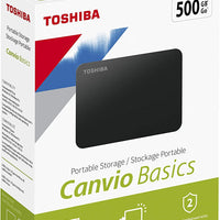 Toshiba Canvio Basics 500GB External Hard Drive