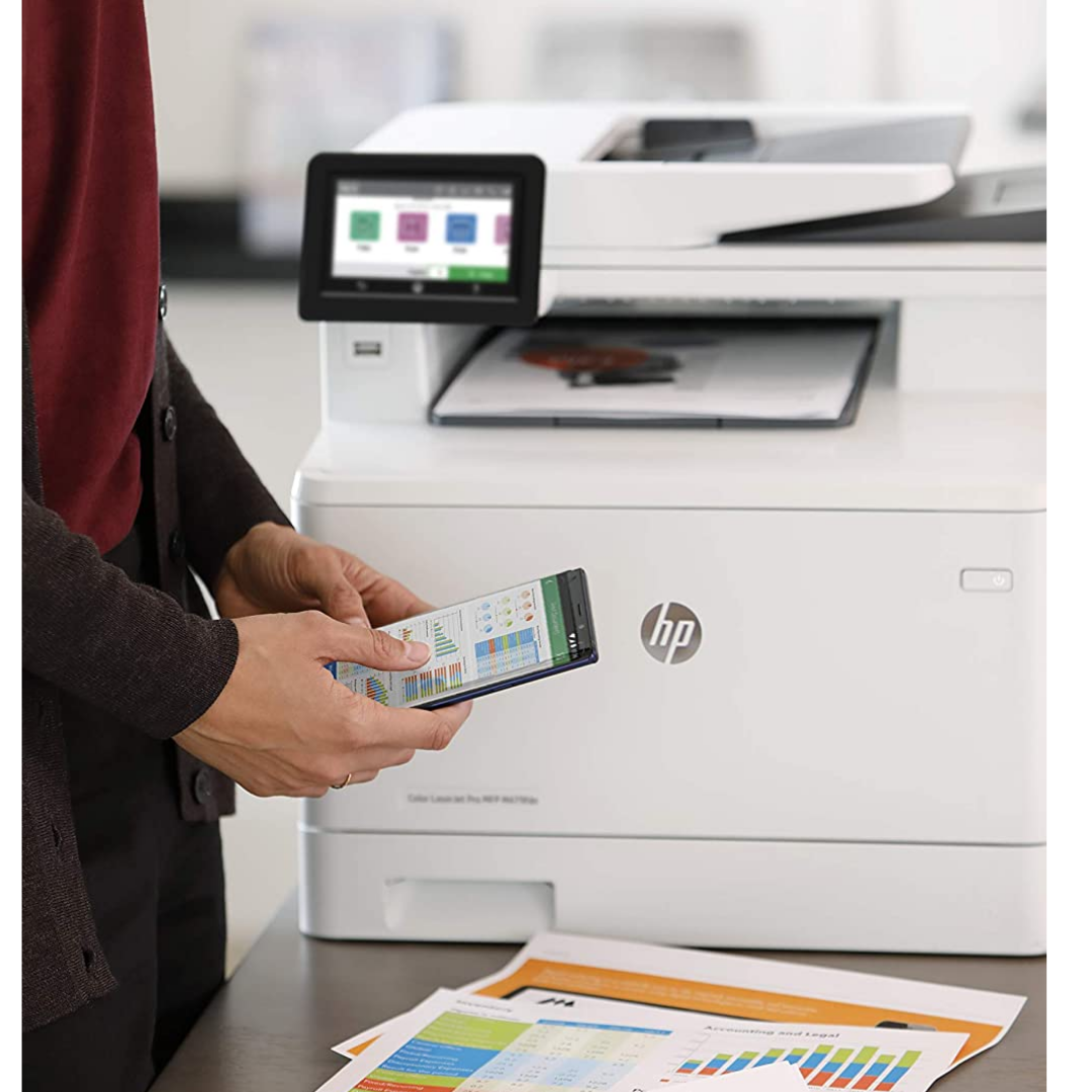 HP Color LaserJet Pro MFP M479dw Wireless Multifunction Printer with Fax