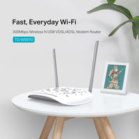 TP-Link VDSL/ADSL 300 Mbps Wi-Fi Modem Router