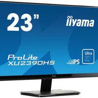 IIyama 23" Full HD IPS Monitor with Built-in Speakers - Black