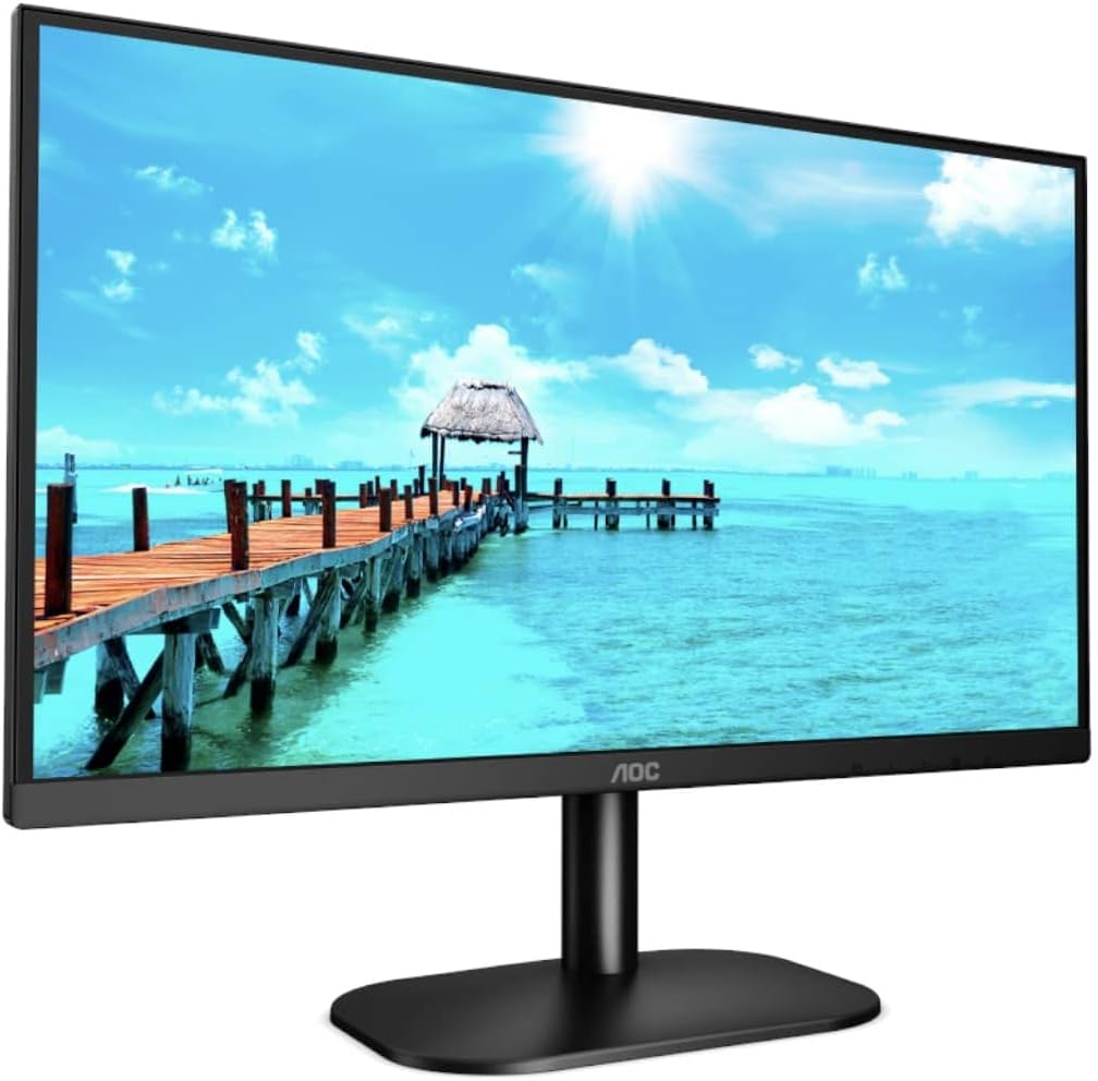 AOC - 24" Inch LCD Monitor with HDMI AND VGA Connections (24B2XH) B2 Series