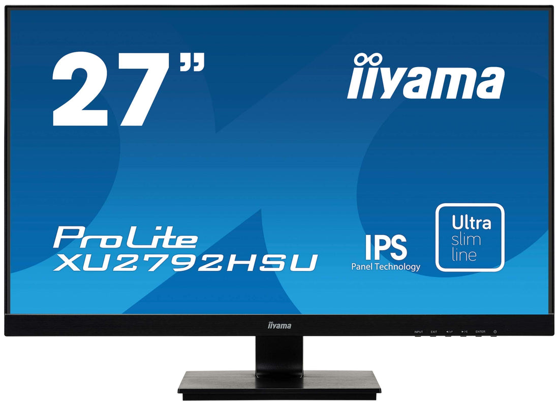 IIyama 27" Monitor with Built-in Speakers (XU2792HSU-B1) - Black