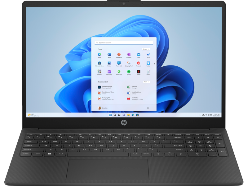 HP 15-FC0038SA Ryzen 3-7320u 8gb 256GB NVME Drive 15.6" Inch Windows 11 Home Laptop [B50B4EA#ABU]