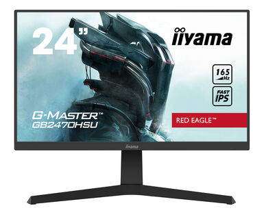 IIyama G-Master Red Eagle 23.8" IPS Monitor with Built-in Speakers - Black [G2470HS]