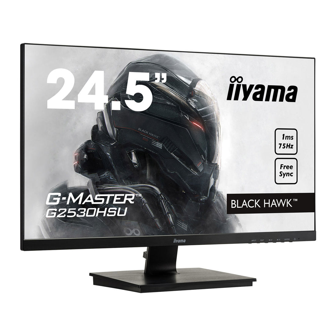 Iiyama G2530HSU-B1 iiyama 25" G-Master Black Hawk Full HD FreeSync Gaming Monitor
