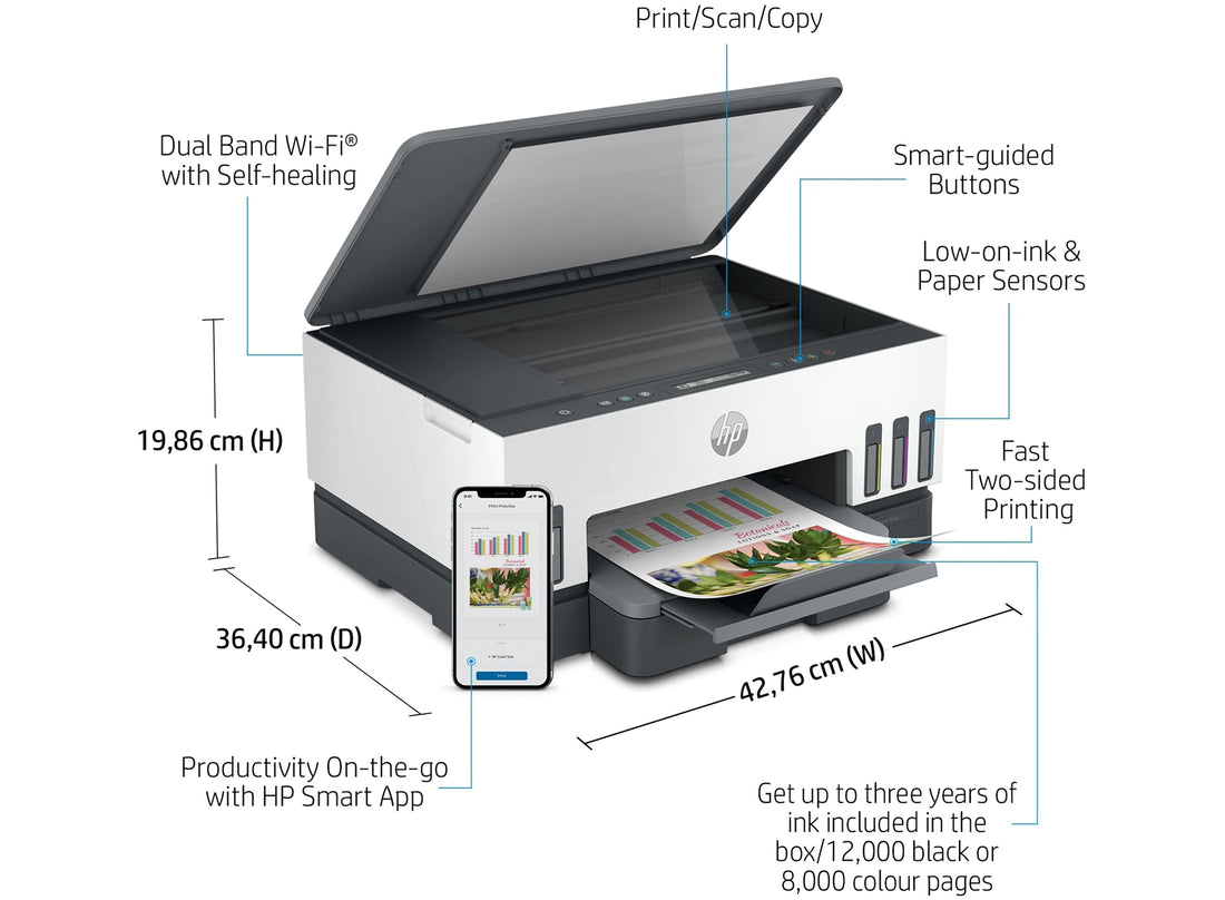 HP Smart Tank 7305 Wireless All-in-One Colour Inket Printer