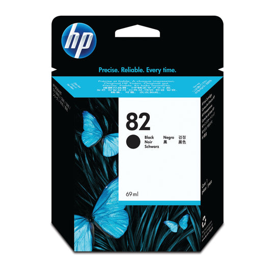 HP 82 INK CARTRIDGE 69ML BLACK CH565A