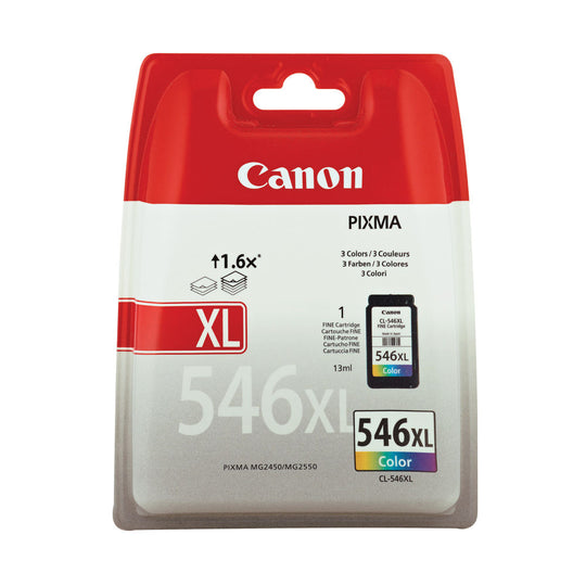 CANON CL546 XL COLOUR INK CARTRIDGE CMY