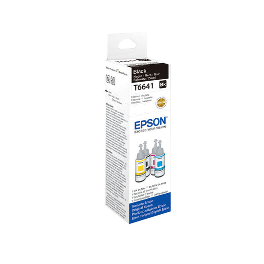 EPSON BLACK T6641 INK BOTTLE 70ML