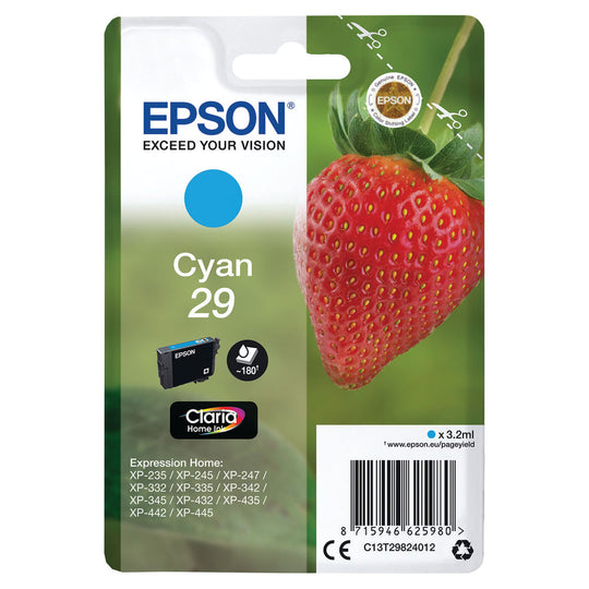 EPSON 29 CYAN INKJET CARTRIDGE