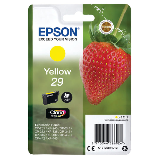 EPSON 29 YELLOW INKJET CARTRIDGE