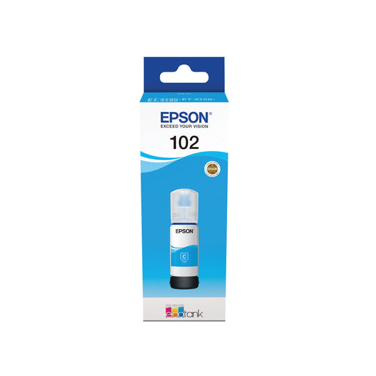 EPSON 102 ECOTANK CYAN INK BOTTLE