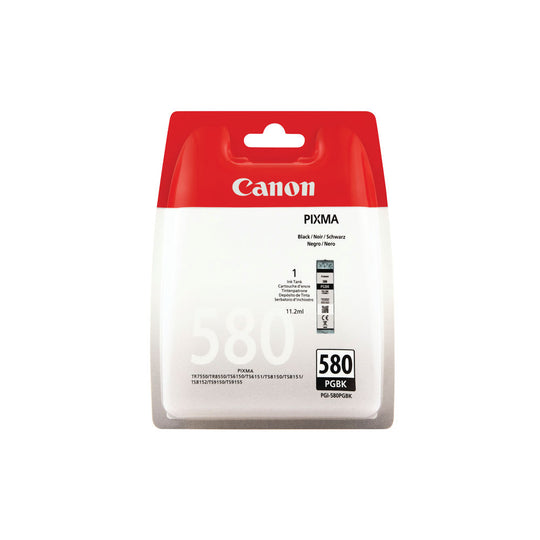 Canon PGI-580 Pigment Black Ink Cartridge 2078C001