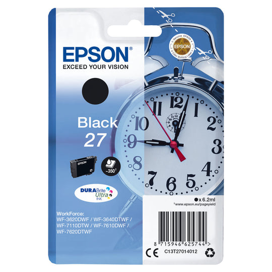 EPSON 27 BLACK INKJET CARTRIDGE