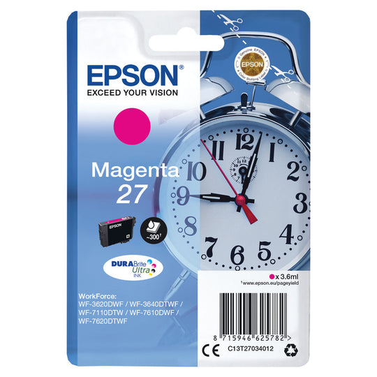 EPSON 27 MAGENTA INKJET CARTRIDGE