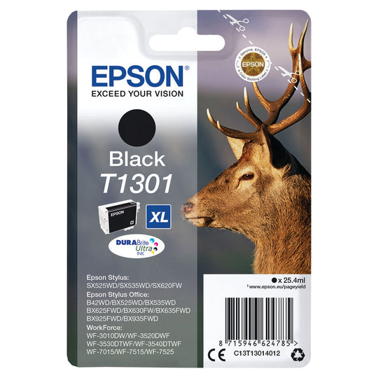 EPSON T1301 XHY BLACK INK CARTRIDGE