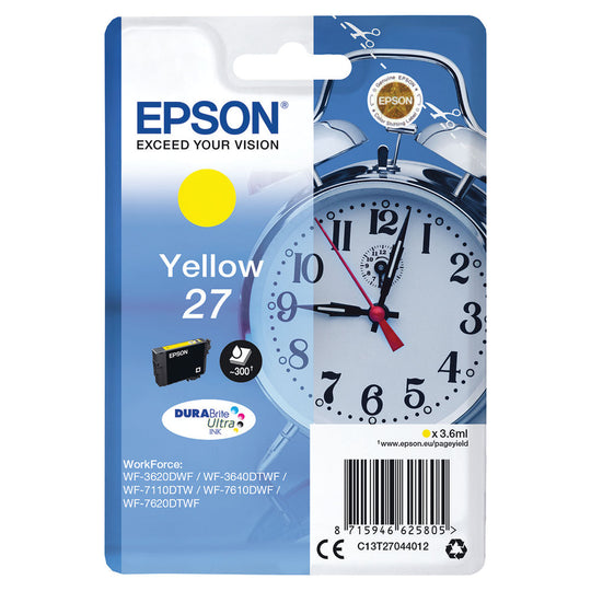 EPSON 27 YELLOW INKJET CARTRIDGE