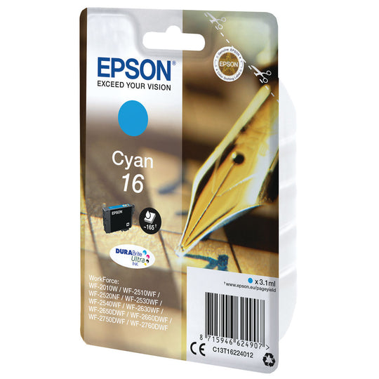 EPSON 16 CYAN INKJET CARTRIDGE