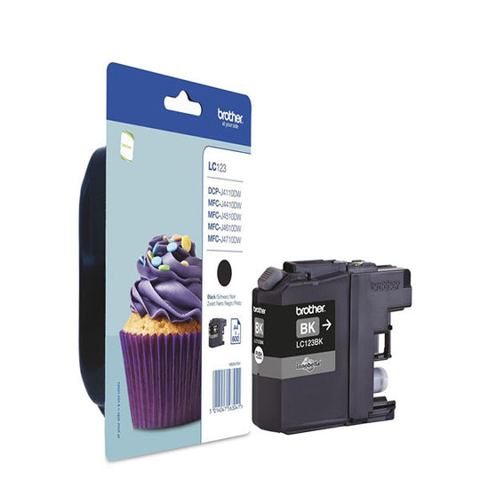 BROTHER LC123BK INK CART BLACK