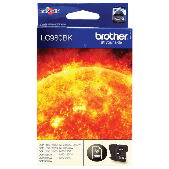 BROTHER LC980BK INK CARTRIDGE BLACK