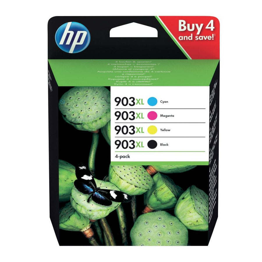 HP 903XL HY CMYK ORIGINAL INK CART PK4