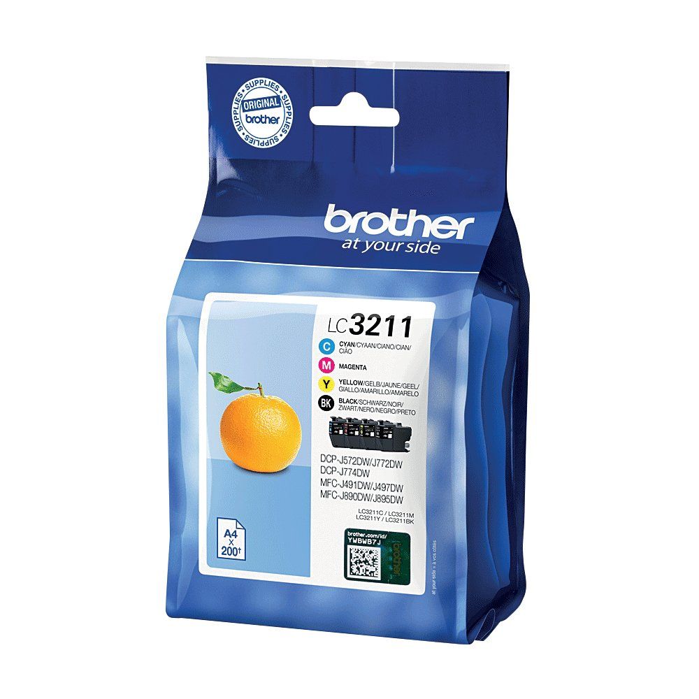 BROTHER LC3211 VALUE PACK BK/C/M/Y