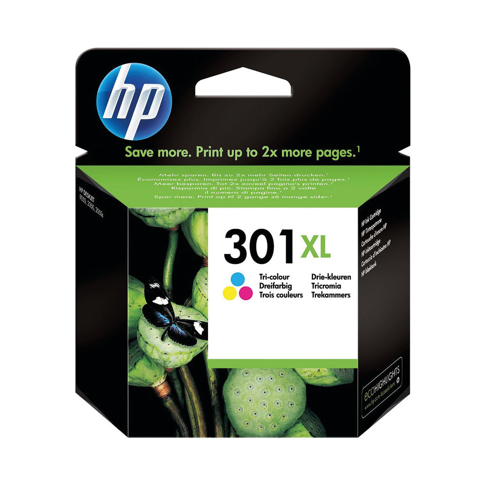 HP 301XL INK CART TRICOL CH564EE