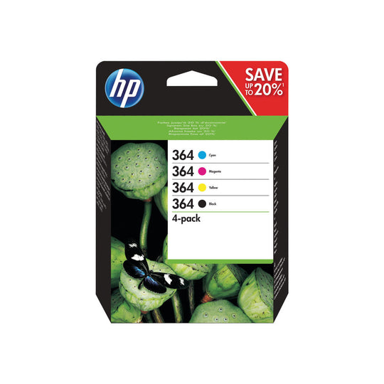 HP 364 INK CARTRIDGE PK 4 N9J73AE