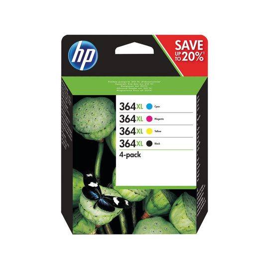 HP 364XL INK CARTRIDGE HY PK 4 N9J74AE