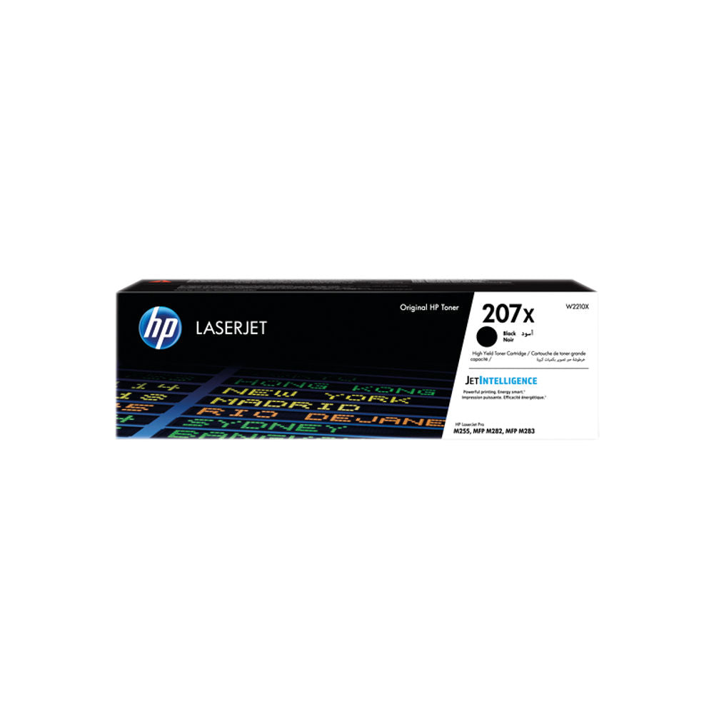 HP 207X LaserJet High Yield Toner Cartridge Black W2210X