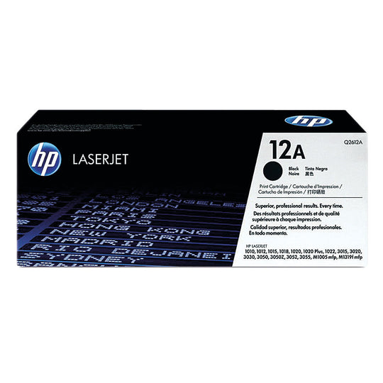 HP 12A BLK ORGL LASERJET TONER CART