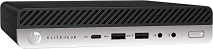 Renewed HP EliteDesk 800 G4 Mini Intel i5-8500T 16GB 256GB SSD Windows 10 Pro PC (A-Grade)