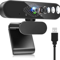 USB Webcam with Built-in Microphone