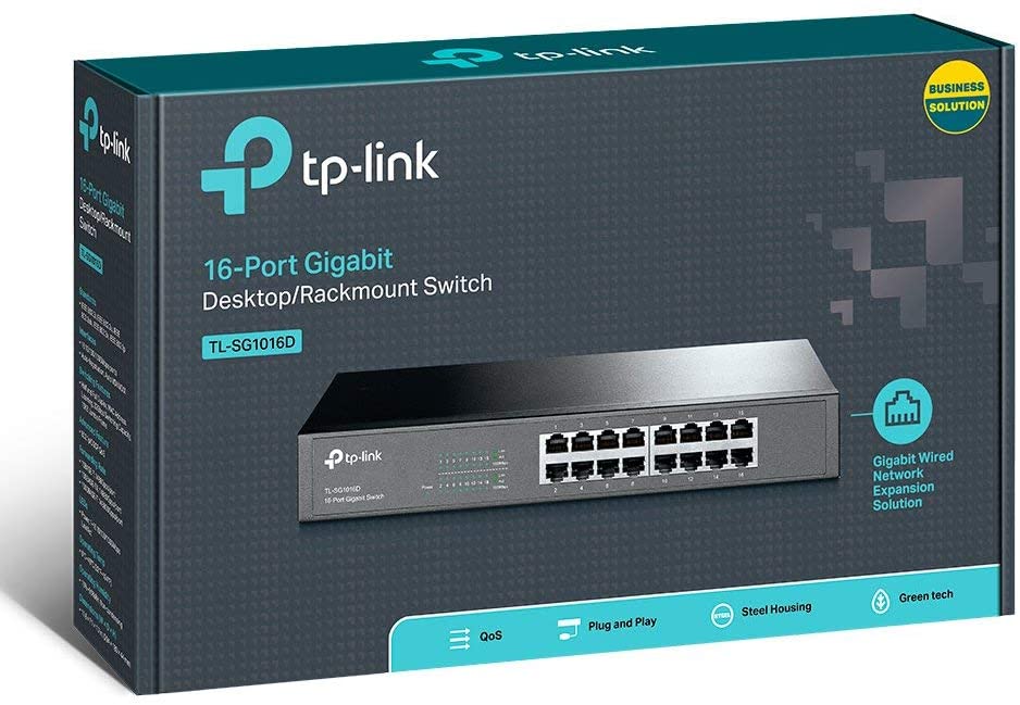TP-Link 16 Port Gigabit Switch Desktop/Rackmount