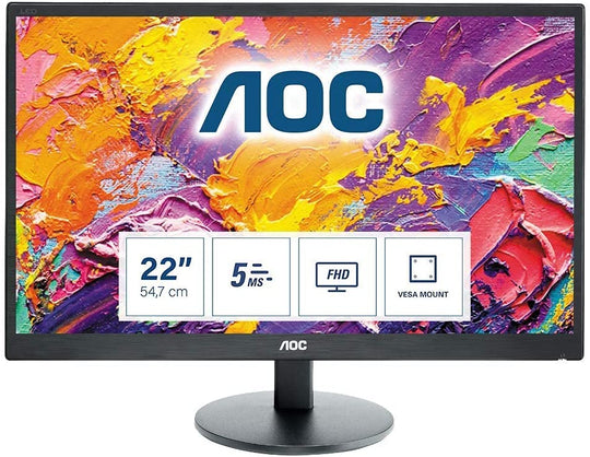 AOC E2270SWHN - 22 Inch FHD Monitor