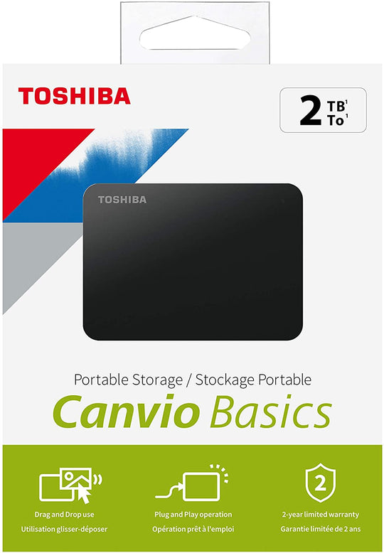 Toshiba Canvio Basics 2TB External Hard Drive