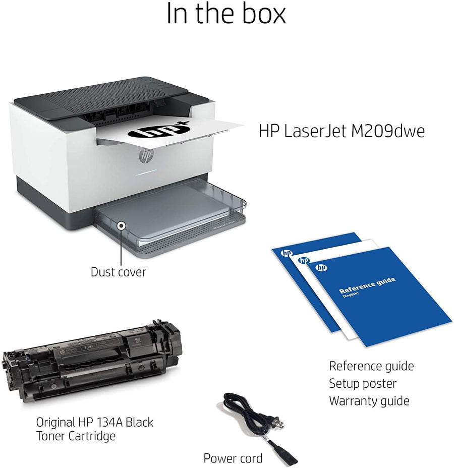 HP LaserJet M209dwe  Wireless LaserJet Printer