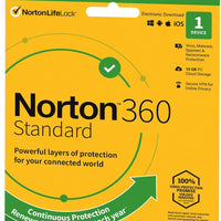 Norton Security 360 Standard 1-Device 1year | 2021 edition