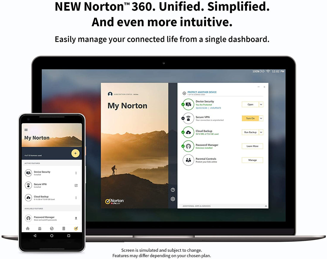 Norton Security 360 Standard 10-Device 1year | 2021 edition