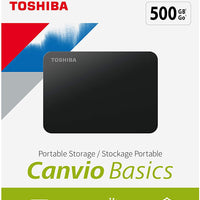 Toshiba Canvio Basics 500GB External Hard Drive